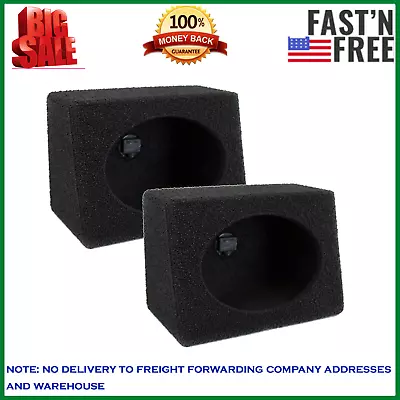 Q Power QBTW6X9 Single 6 X 9 Inches Speaker Boxes With Durable Bed Liner Spray • $34.25