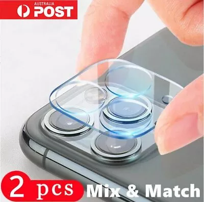 $6.49 • Buy 2X Back Camera Lens Tempered Glass Protector For IPhone 15 14 13 12 11 Pro Max