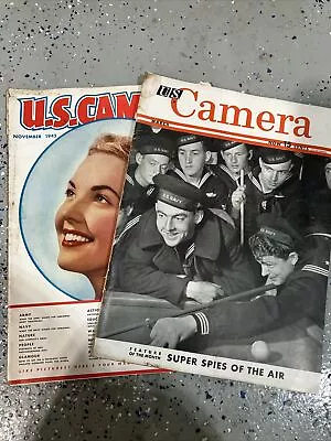 U S Camera Magazine Lot Of 2 1942 & 43 • $6.74