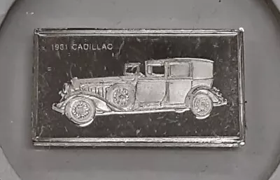 £8.80 • Buy Franklin Mint Centennial Cars Sterling Silver Mini Ingot -1931 Cadillac  #4