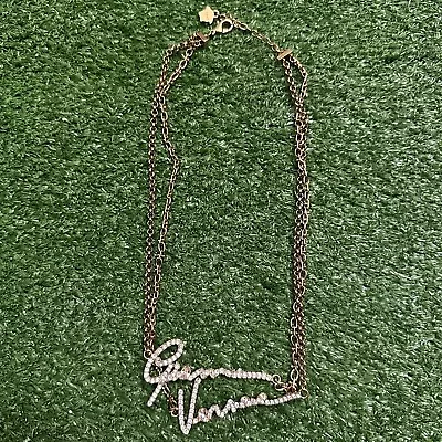 Versace Medusa Gianni Versace Signature Crystal Necklace • $500