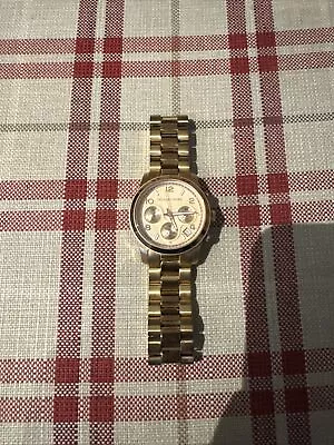Michael Kors MK5128 Runway Ladies Rose Gold Used Chronograph Wrist Watch • £45