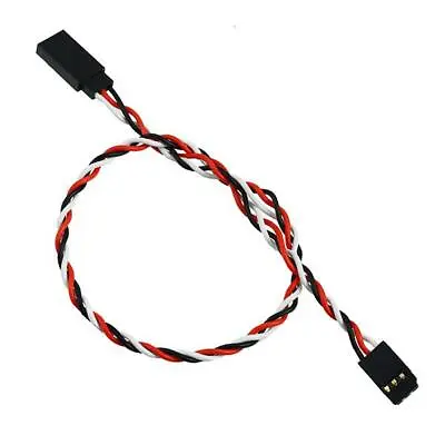 £2.59 • Buy 30cm Male To Female Futaba Twisted Servo Extension Lead RC Connector