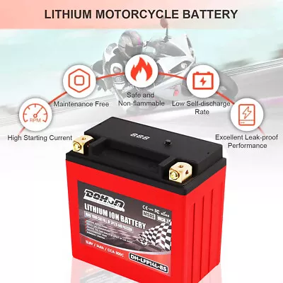 14L-BS 14AH 500CCA Lithium Battery For HARLEY-DAVIDSON XL XLH Sportster 1200CC  • $171.38