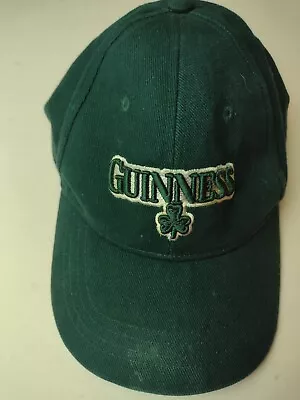 Vintage Guinness Beer Baseball Cap Hat  GREEN Adult Men's Adjustable Logo Dublin • $15