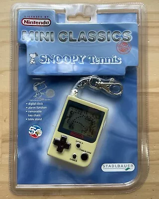 1998 Nintendo Mini Classics - Snoopy Tennis Keychain Game & Watch Super Rare! • $849