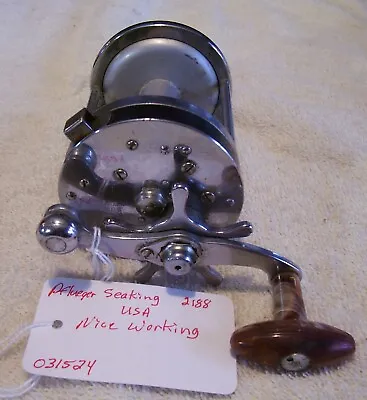 031524  Vintage Pflueger Seaking 2188 Reel Used Nice Working • $22.45