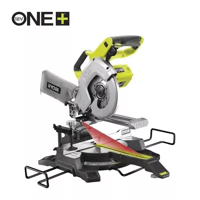 Ryobi ONE+ 216mm Sliding Mitre Saw 18V R18MS216-0 Tool Only **DAMAGED BOX** • £239.95