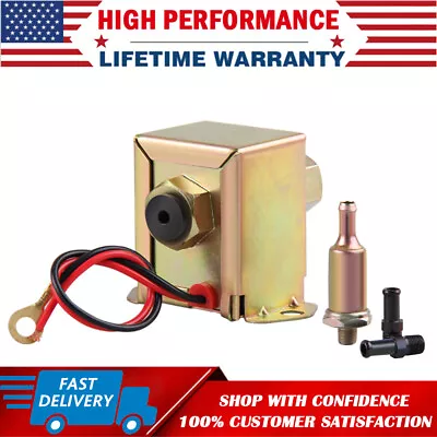 $17.95 • Buy 12V Standard Facet Universal Electric Fuel Pump Metal Petrol & Diesel 2.5-4 PSI