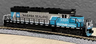 KATO 176-4959 SD40-2 Norfolk Southern Maersk Sealand #3329 DCC Ready NS N-Scale • $224