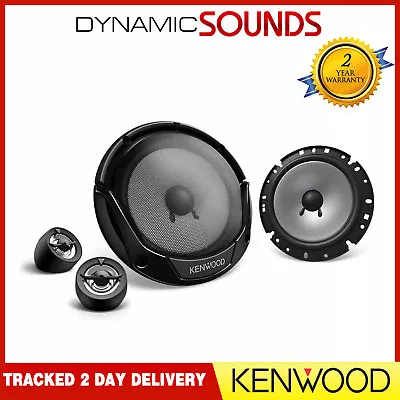 Kenwood KFC-E170P 6.5  17CM 600W Total Car Van Door Speakers 2 Way Component • £48.99