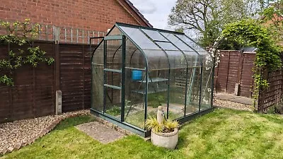 Greenhouse 8ft X 6ft - Used Vitavia Orion 5000 - Green Colour • £122