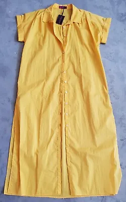 NWT Made To Measure Melissa Masse Yellow VOLUP House Dress Lounge PLUS 1X XL • $70