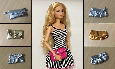 Barbie Basics Model Muse Doll The Look City Shine Faux Leather Purse - CHOOSE • $7.99