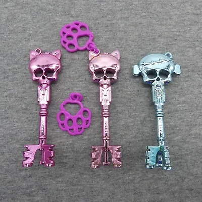 Monster High Doll Frankie Stein Clawdeen Wolf Key Lot Of 3 Sweet 1600 Pink Blue • $19.99