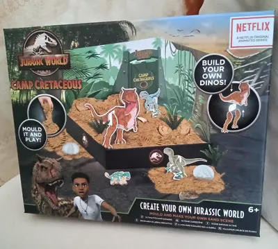 Netflix Jurassic World Camp Cretaceous Mould And Make  Your Own Sand SceneAge 6+ • £9.95