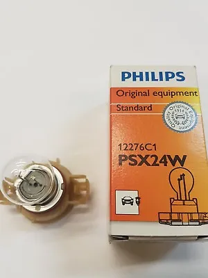 Philips Hypervision 12276 C1 PSX24W Front Fog Car Light Bulb Lamp 12V 24W PG20/7 • $26.52