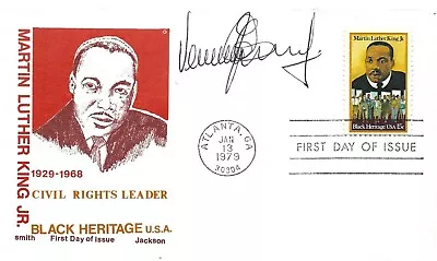 Vernon Jordan Signed Martin Luther King FDC Civil Rights Bill Clinton Advisor • $49.95