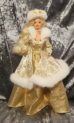 Winter Fantasy Barbie Doll Special Edition #15334 Gold 1995 Mattel Holiday Xmas • $15