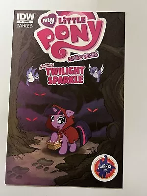 My Little Pony Micro-series #1 RE Cover Larry's Comics Variant  Twilight... | Co • $10