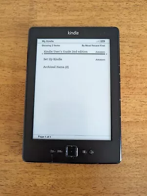 Amazon Kindle E-Reader D01100 5th Generation 2GB WiFi 6 Inch - Black #8 • £19.99