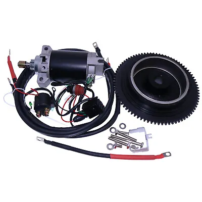 Electric Start Motor Flywheel Kit For Yamaha 15HP 4 Stroke 2001 F15ELHZ F15ESHZ • $418.95