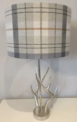 Handmade Lampshade Prestigious Textiles Cairngorm Oatmeal Tartan Various Sizes • £24.95