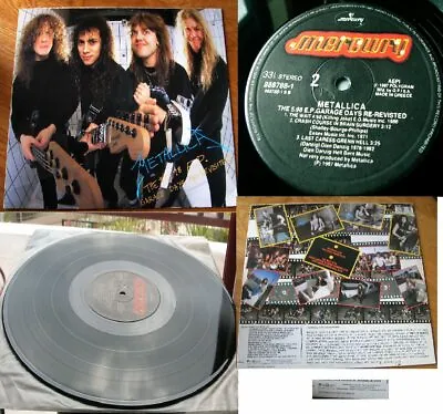 METALLICA-The $5.98 E.P. Garage Days Re-Revisited  Greece EP NM 1st PRESS • $66