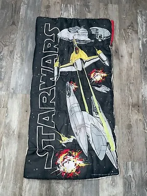 Vintage 1999 Star Wars Sleeping Bag Kids Phantom Menace • $24.99