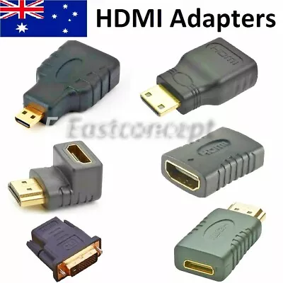 Micro Mini HDMI Male To HDMI Female Adapter Converter Connector For Tablet PC TV • $3.25