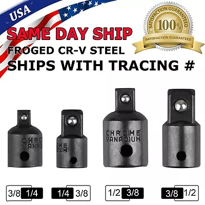 4-pack 3/8  To 1/4  1/2 Inch Drive Ratchet SOCKET ADAPTER REDUCER Air Impact Set • $6.49