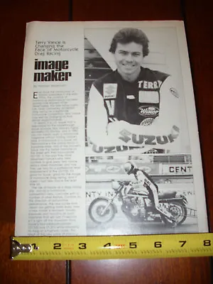 1980 Terry Vance & Byron Hines Suzuki Gs 1100 Pro Stock  - Original Article • $11.35