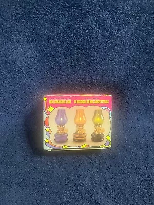 Set Of 3 Miniature Hurricane Lamps • $9.99