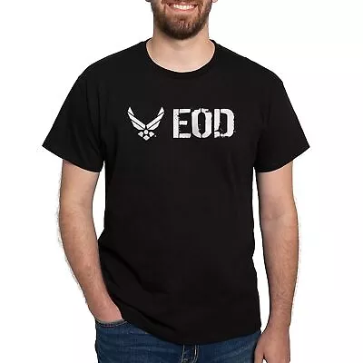 CafePress USAF: EOD Dark T Shirt 100% Cotton T-Shirt (38463183) • $24.99