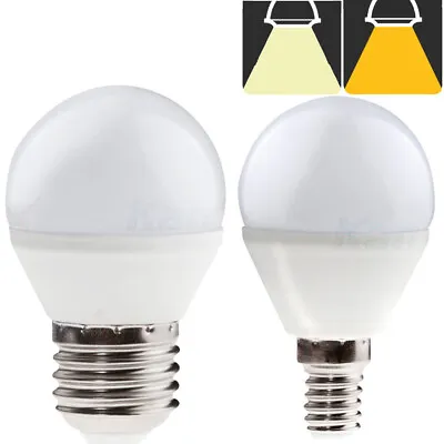 6W E27 E14 ES SES Edison Screw Energy Saving LED Light Bulb Golf Ball Lamp Bulbs • £4.95