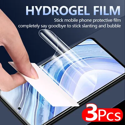 $15.42 • Buy 3Pcs Soft Hydrogel Film Screen Protector For Xiaomi Poco M4 F4 M3 X3 F3 C3 Pro