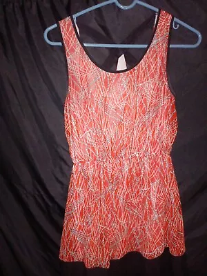 Women Ya Los Angeles Orange Sleeveless Dress Size S • $6.98