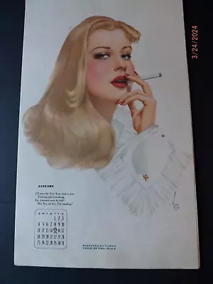 Esquire Vintage 1942 Pin-up Calendar - With Original Envelope • $85