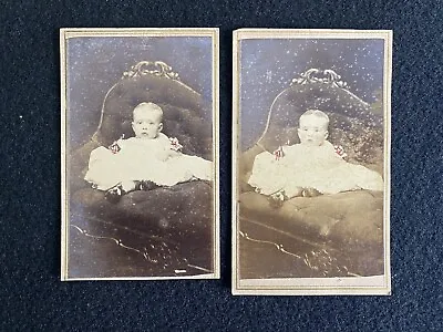 Antique Providence Rhode Island Cute Child Civil War Era CDV Photo Card • $9.95
