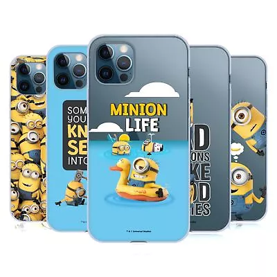 OFFICIAL DESPICABLE ME FUNNY MINIONS SOFT GEL CASE FOR APPLE IPHONE PHONES • $19.95