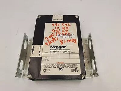 MAXTOR 81MB IDE AT HARD DRIVE - Untested Vintage PC HDD • $49.91