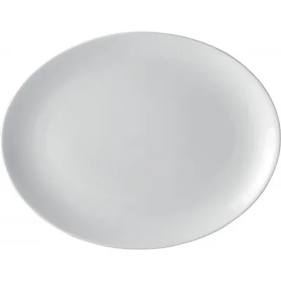 £51.30 • Buy 6 X Oval 12  Plates, Pure White Dinner Food Display Plate, Crockery, Dinner Set