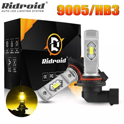 9005 9006 LED Headlight Bulbs Kit High Low Beam Super Bright 8000K/6000K/3000K • $11.99