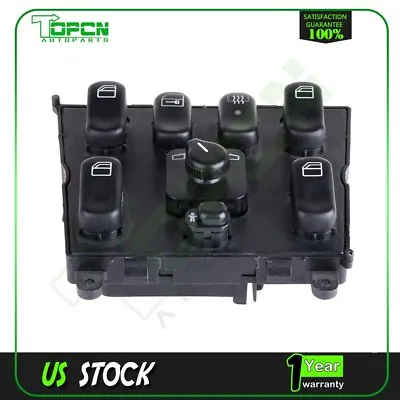 Fits Mercedes-Benz ML320 3.2L 1998-2003 Electric Power Window Switch Front LH • $26.69