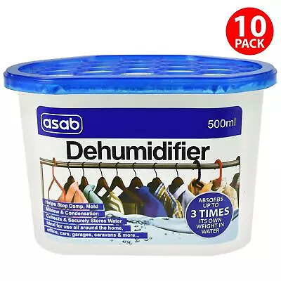 10 Dehumidifier Moisture Damp Mould Absorber Condensation Home Mildew Trap • £11.99