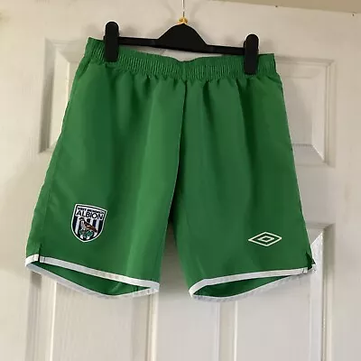 Mens Green Umbro Albion Shorts Size Small • £3