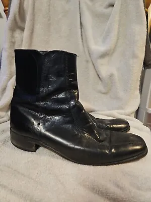 Black Elvis Jumpsuit Flosheim Boots 9D • $40