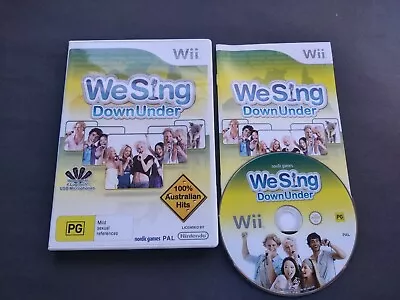 We Sing Down Under Nintendo Wii - Complete- Fast Free Post! PAL- VGC Rare! • $34.95