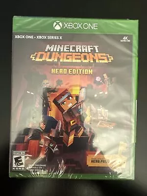 Minecraft Dungeons Hero Edition - Xbox One / Series X  New Sealed Free Ship USA • $18.50