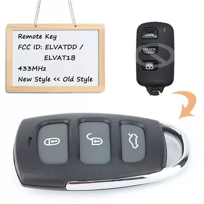 For Toyota Tacoma Tundra Sequoia 4Runner Remote Key Fob FCC ID: ELVATDD/ ELVAT1B • $18.90